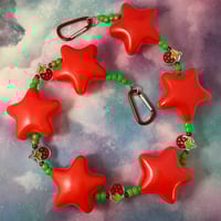 Strawberry Star Kandi Belt Chain Accessory Wallet Chain