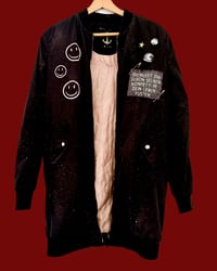 Image 2 of BETREUTES DENKEN ¥ BOMBER JACKET ¥ UNISEX ¥ UPCYCLED ¥ IBIZA