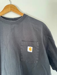 Image 3 of Vintage Carhartt - Black Heavyweight Pocket Logo T-Shirt