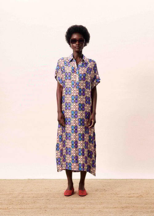 Image of 3-Vestido Azulejos