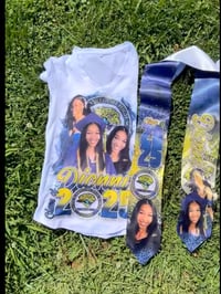Image 3 of Custom Graduation Shirt and Stole Bundle Deal