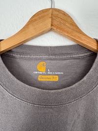 Image 2 of Vintage Carhartt - Grey Heavyweight Pocket Logo T-Shirt