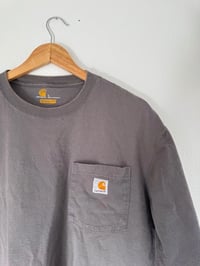 Image 5 of Vintage Carhartt - Grey Heavyweight Pocket Logo T-Shirt