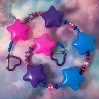 Bi Pride Star Kandi Belt Chain Accessory Wallet Chain
