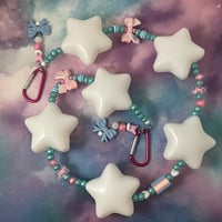 Trans Pride Star Kandi Belt Chain Accessory Wallet Chain