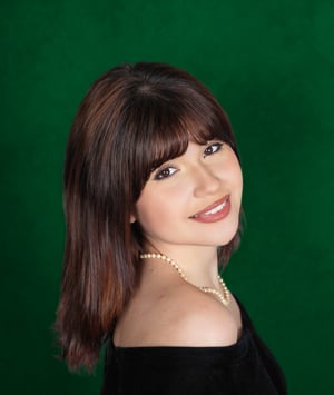 Image of Classic Heirloom Portrait Session | Velvet Drape School Portraits | San Antonio Studio Photographer