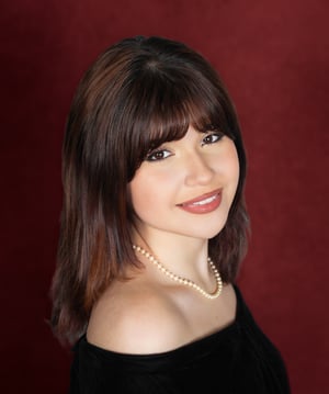 Image of Classic Heirloom Portrait Session | Velvet Drape School Portraits | San Antonio Studio Photographer