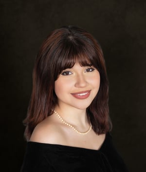 Image of Classic Heirloom Portrait Session | Velvet Drape School Portraits | San Antonio Studio Photographer