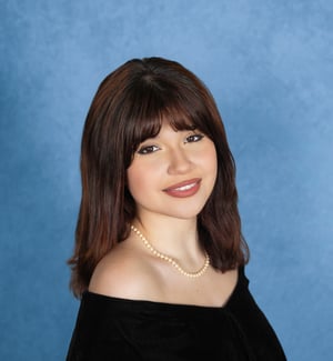 Image of Classic Heirloom Portrait Session | Velvet Drape School Portraits | San Antonio Studio Photographer