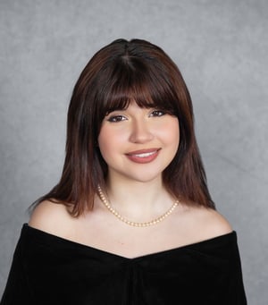 Image of Classic Heirloom Portrait Session | Velvet Drape School Portraits | San Antonio Studio Photographer