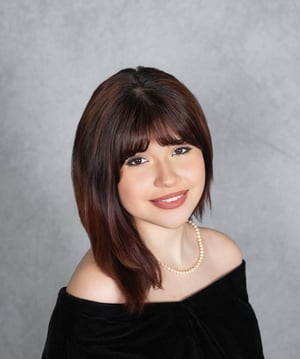 Image of Classic Heirloom Portrait Session | Velvet Drape School Portraits | San Antonio Studio Photographer