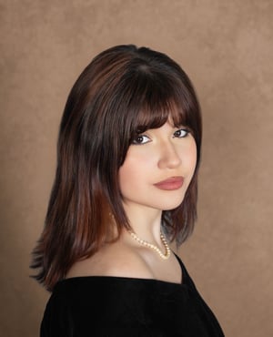 Image of Classic Heirloom Portrait Session | Velvet Drape School Portraits | San Antonio Studio Photographer