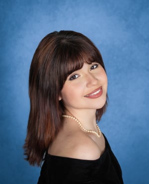 Image of Classic Heirloom Portrait Session | Velvet Drape School Portraits | San Antonio Studio Photographer