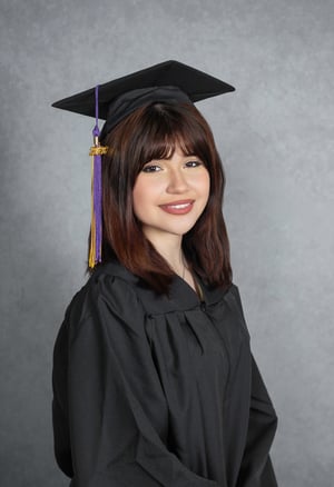 Image of Classic Heirloom Portrait Session | Velvet Drape School Portraits | San Antonio Studio Photographer