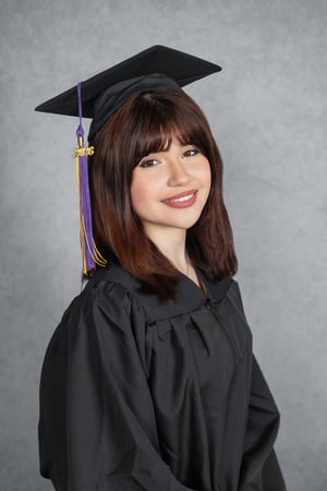 Image of Classic Heirloom Portrait Session | Velvet Drape School Portraits | San Antonio Studio Photographer