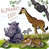 Image 1 of 8x8 inch Alphabet Hardcover Book