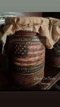 Image 1 of USA 250th Anniversary Can Candle