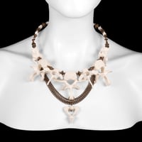 Image 1 of "Betina" Vertebrae Bone Necklace