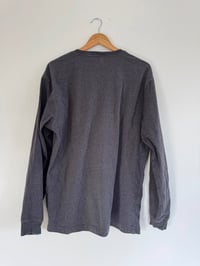 Image 2 of Vintage Carhartt - Grey Marl Pocket Logo Long Sleeve T-Shirt
