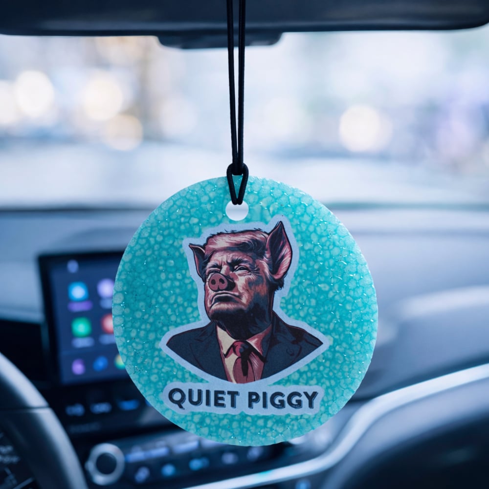 Image of Quiet Piggy Car Freshie