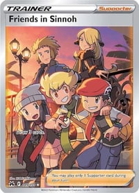 Friends in Sinnoh (Full Art) - Crown Zenith - Near Mint