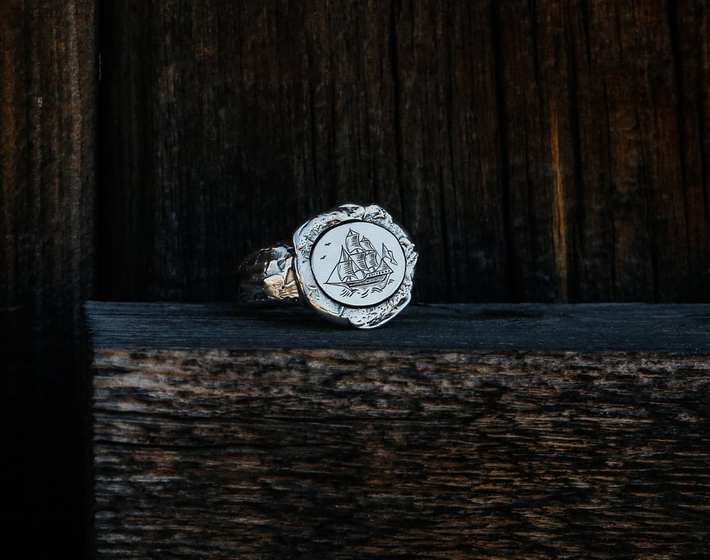 Image of Ship Signet Ring