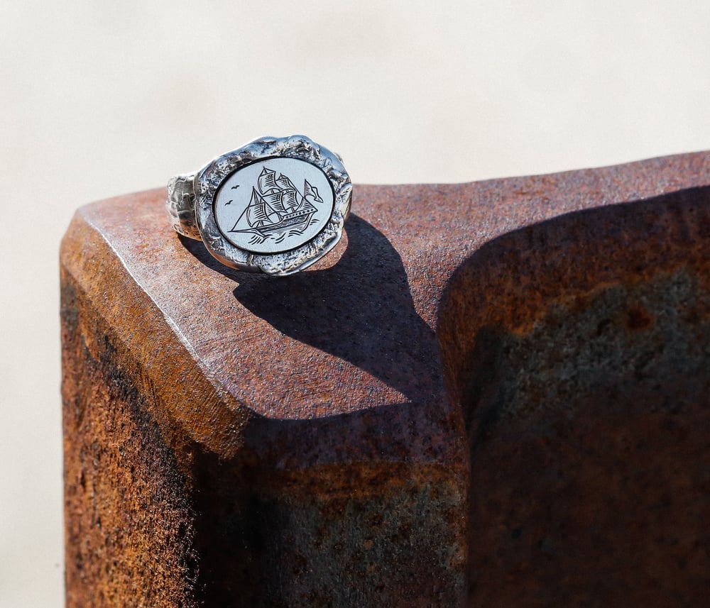 Image of Ship Signet Ring