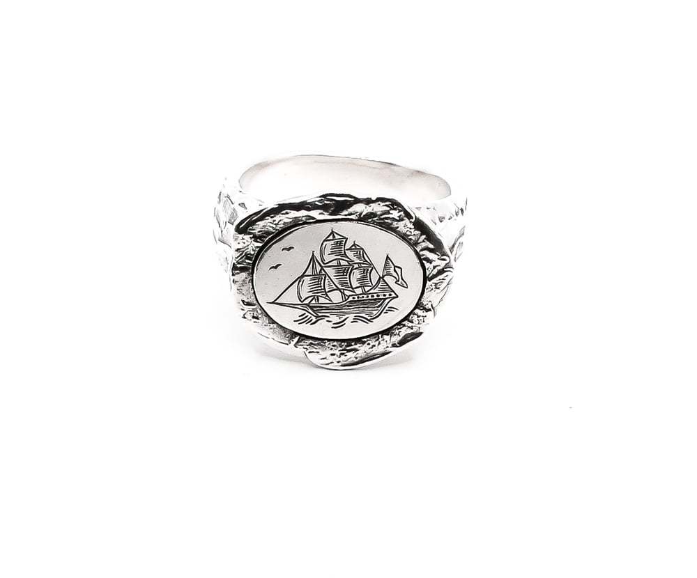 Image of Ship Signet Ring