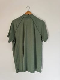 Image 3 of Vintage Carhartt - Green Collard Pocket Logo T-Shirt