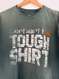 Image 5 of Vintage Carhartt - Green Heavyweight Big Text Logo T-Shirt