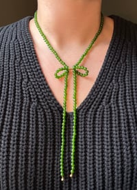 Image 4 of Bow Necklace “Bow-lo” - Options