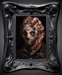 Image 1 of "Jason Goes to Hell" 5x7" Custom OIl Study
