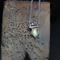 Image 3 of Freeform yellow sapphire necklace 