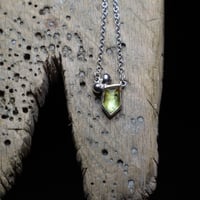Image 4 of Freeform yellow sapphire necklace 
