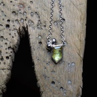 Image 2 of Freeform yellow sapphire necklace 
