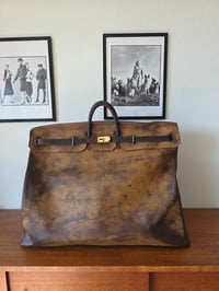 Image 1 of SAC HAUT A COURROIES HERMES 60 CM