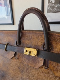 Image 3 of SAC HAUT A COURROIES HERMES 60 CM