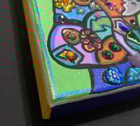 Image 3 of Pop Art Mixed Media Dog Painting