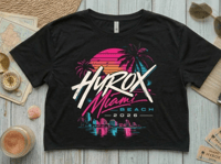 Image 2 of Miami Beach 2026 Crop Tee