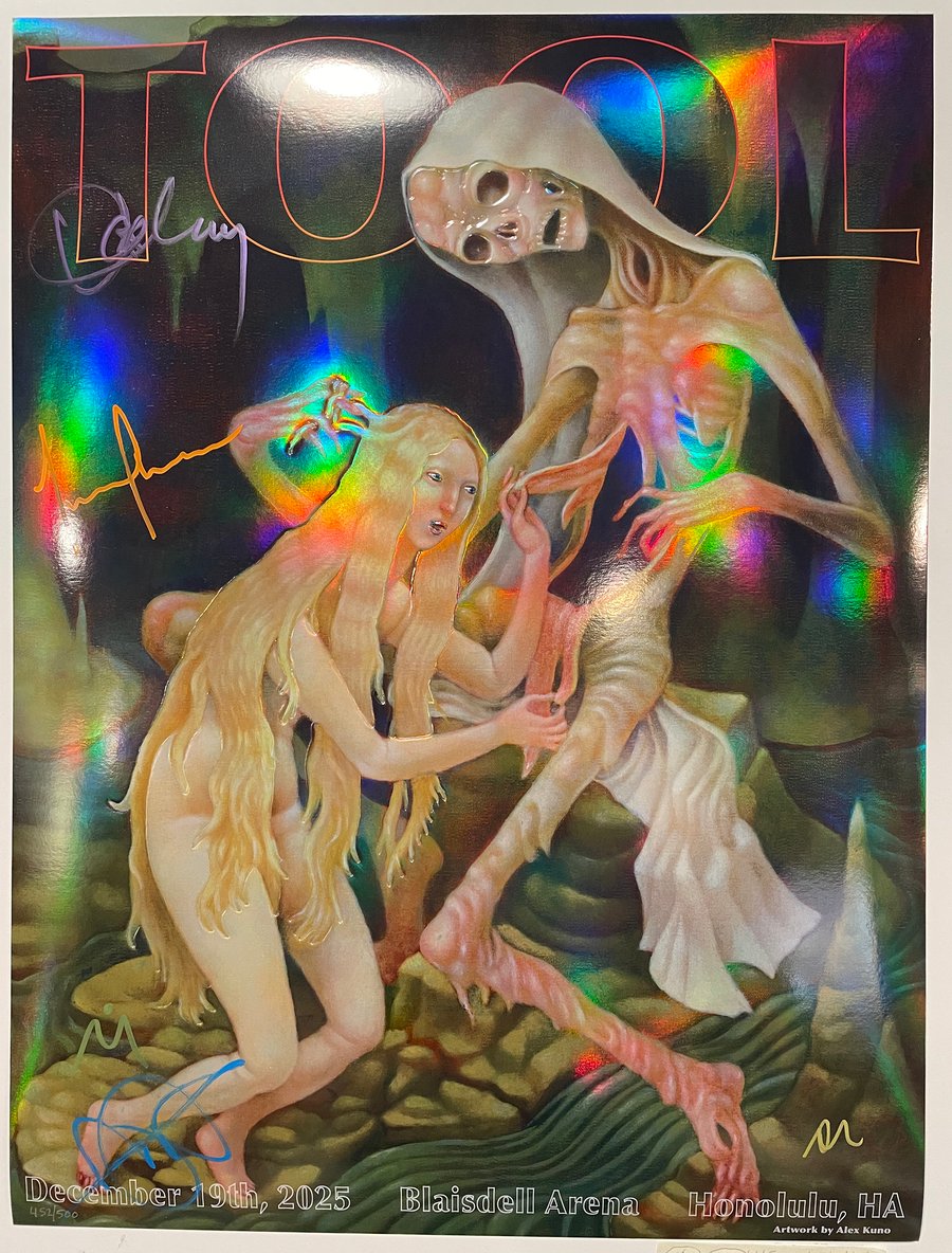 Image of Honolulu Poster #452/500 Band-Signed