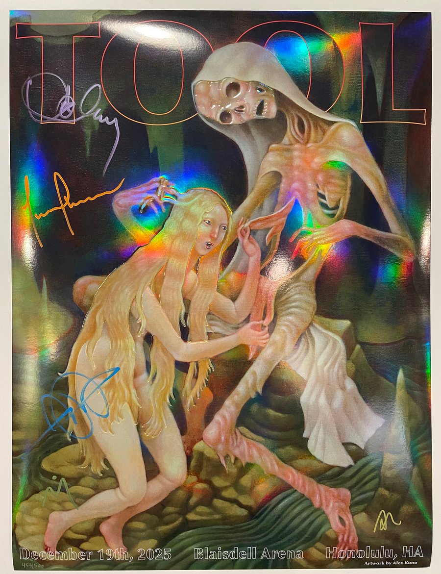 Image of Honolulu Poster #453/500 Band-Signed