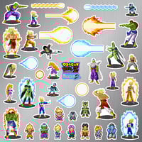 Image 2 of Dragon Ball Z: Super Butouden 2 Sticker/Magnet Sets (42 Pieces)