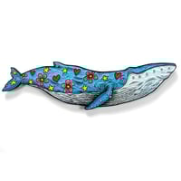 Blue Whale Original Woodcut