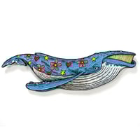 Humpback Whale Original Woodcut