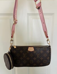 Image 1 of Mocha blush crossbody