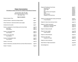 Image of Organ Improvisation Workbook PDF