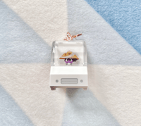 Image 3 of Cosmic Crunch Car Keychain