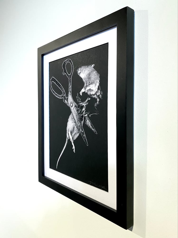 Image of 'no rats' original collage