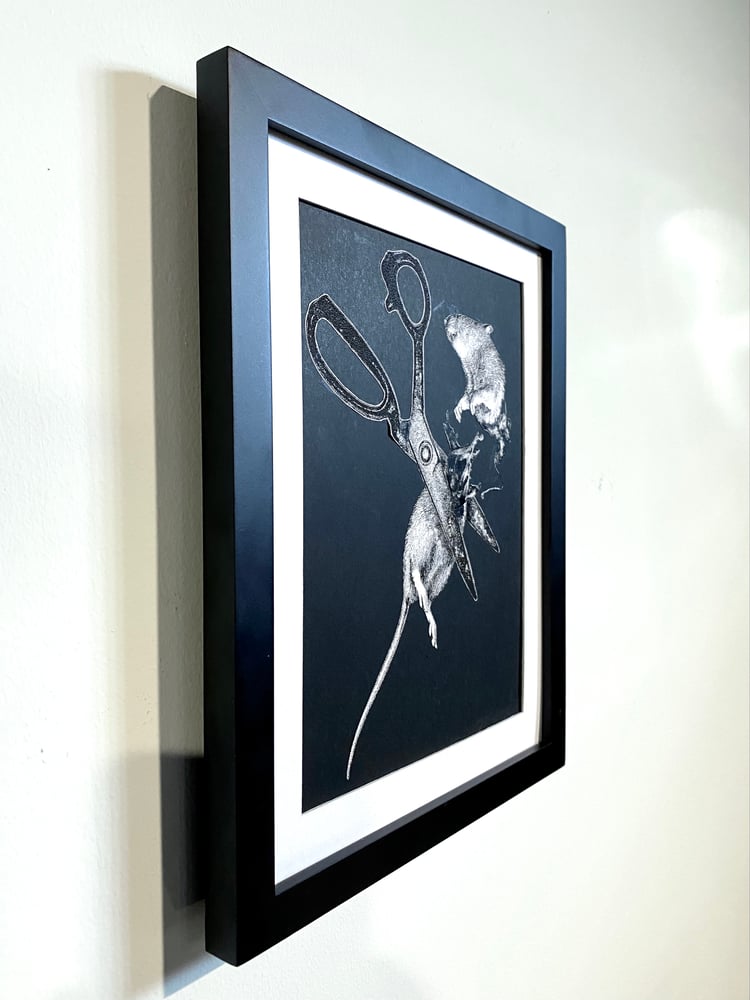 Image of 'no rats' original collage