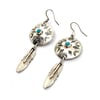 Silver Shield Earrings